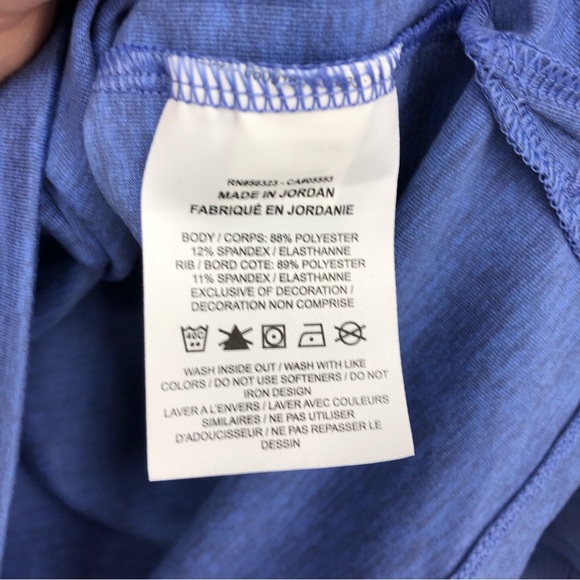 Nike Purple Running Quarter Zip Pullover Long Sleeve Thumb Holes Size Large - Picture 4 of 6